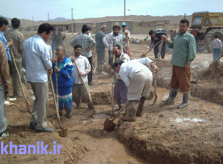 پی کنی مسجد وحسینیه خانیک در سال۱۳۸۴-فیلم