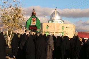 تصاویری ازمراسم عزاداری سرور آزادگان جهان (امام حسین (ع) در خانیک ۱۳۹۱