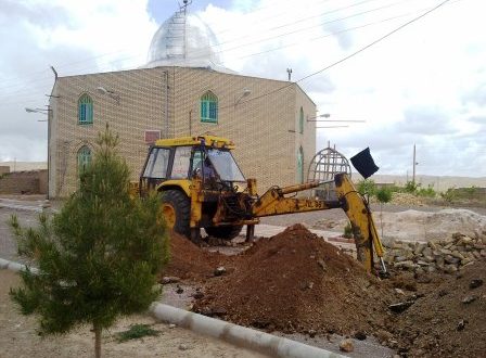 آغاز لوله کشی گاز در روستای خانیک