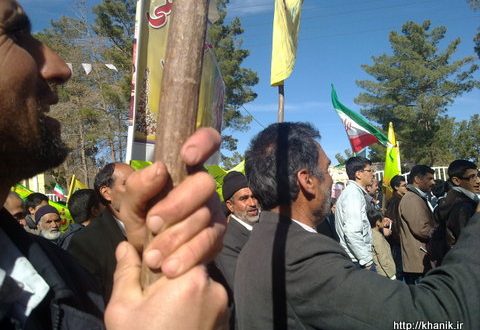 تصاویری از حضور  حماسی مردم  خانیک در راهپیمایی ۲۲ بهمن ۹۱فردوس