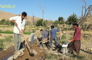 آغاز مرمت جوی های قنات خانیک