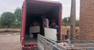 تخلیه سرامیک وسیمان جهت مرمت مسجد قدیم