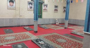 مفروش شدن گلزار شهدا