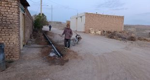 جدول کشی برخی معابر فاقد آسفالت