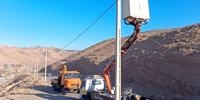 برق رسانی به امامزاده و گلزار شهدا