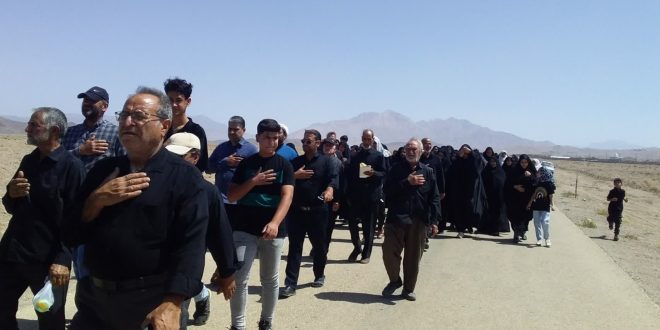 پیاده روی به سمت موکب الرضا